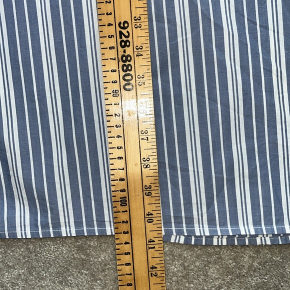 Madewell Striped V-Neck Trapeze Cotton Dress Size Small - Picture 11 of 13